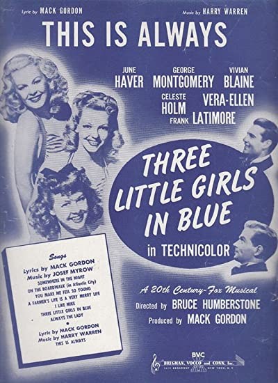 Three Little Girls in Blue (1946) afişi Three Little Girls in Blue (1946) afişi