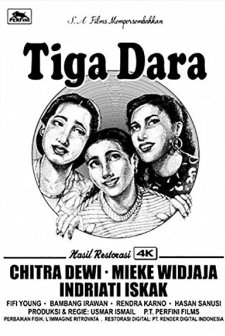 Tiga Dara (1956) afişi