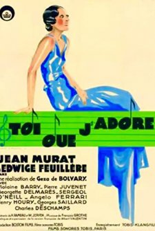 Toi Que J'adore (1934) afişi