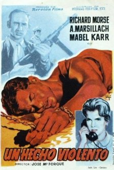 Un hecho violento (1959) afişi