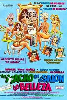 Un Macho En El Salón De Belleza (1987) afişi