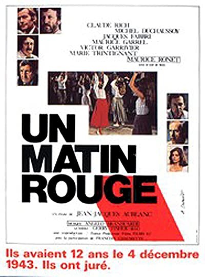 Un Matin Rouge (1982) afişi Un Matin Rouge (1982) afişi