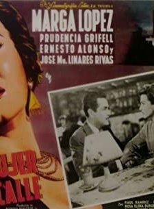 Una Mujer En La Calle (1955) afişi