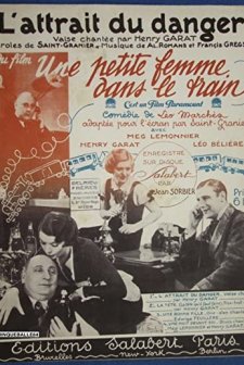 Une Petite Femme Dans Le Train (1932) afişi