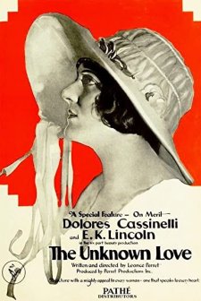 Unknown Love (1919) afişi