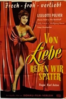 Von Liebe Reden Wir Später (1953) afişi
