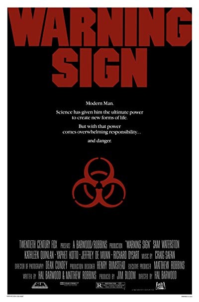Warning Sign (1985) afişi Warning Sign (1985) afişi