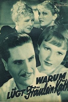 Warum Lügt Fräulein Käthe? (1935) afişi