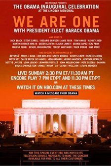 We Are One: The Obama ınaugural Celebration At The Lincoln Memorial (2009) afişi