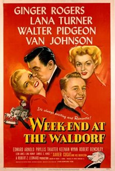 Week-end At The Waldorf (1945) afişi