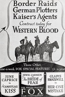 Western Blood (1918) afişi