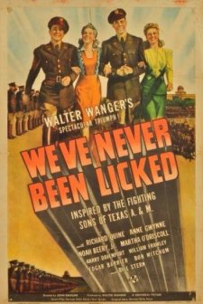 We've Never Been Licked (1943) afişi