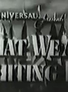 What We Are Fighting For (1943) afişi