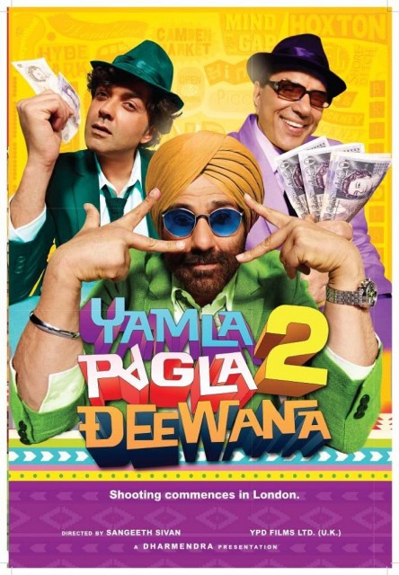 Yamla Pagala Deewana 2 (2013) afişi Yamla Pagala Deewana 2 (2013) afişi