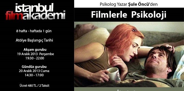 Filmlerle Psikoloji Sinematerapi Atölyesine Davetlisiniz!
