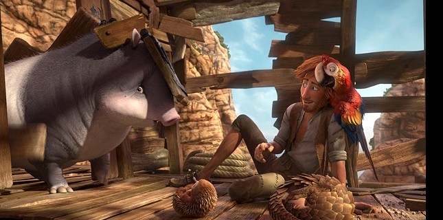 Robinson Crusoe'dan İkinci Dublajlı Sahne!