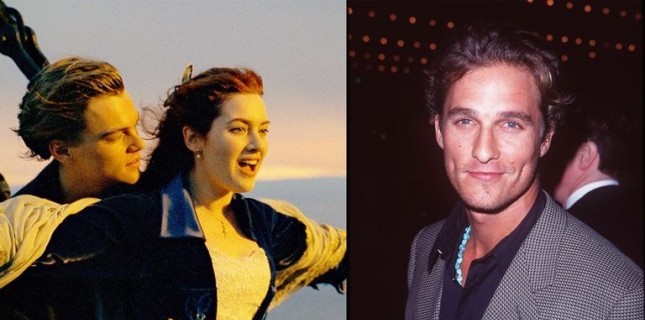Titanic’teki Jack rolü için Matthew McConaughey düşünülmüş Titanic’teki Jack rolü için Matthew McConaughey düşünülmüş