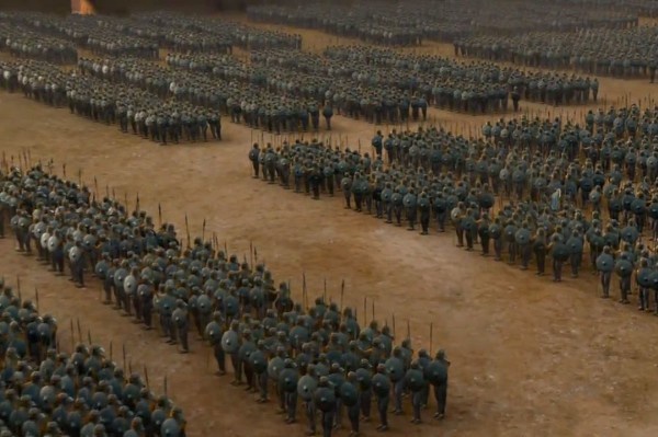 Game of Thrones setinin kadrolu bir ordusu varmış!