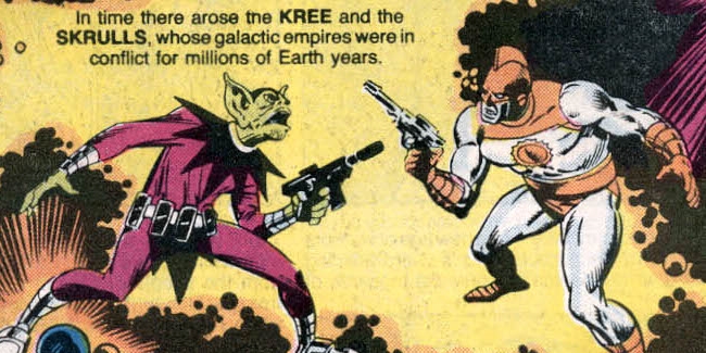 Film, Skrull/Kree War Çizgi Romanından Uyarlandı.
