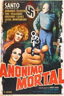 Santo En Anónimo Mortal (1975) afişi