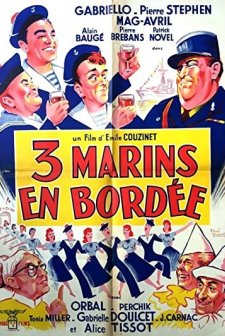 Trois Marins En Bordée (1957) afişi