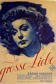 Die Große Liebe (1942) afişi