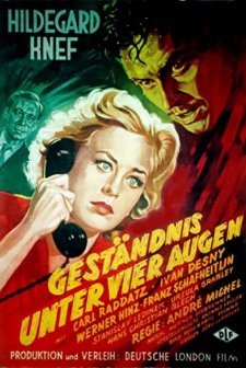 Confession Under Four Eyes (1954) afişi