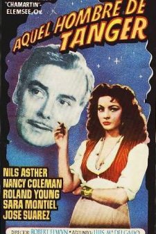 Aquel hombre de Tánger (1953) afişi