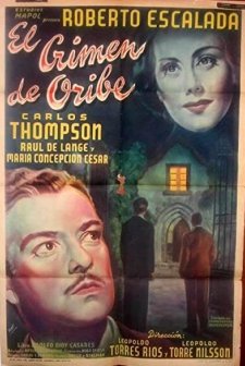 El Crimen De Oribe (1950) afişi