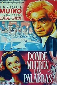 Donde Mueren Las Palabras (1946) afişi