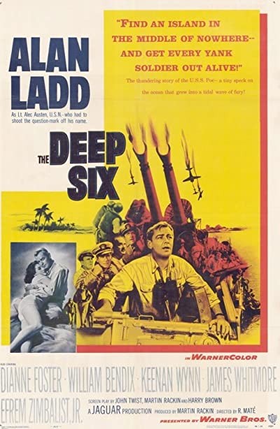 The Deep Six (1958) afişi