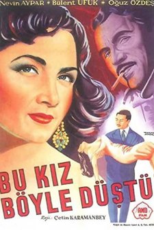 Bu Kız Böyle Düştü (1952) afişi