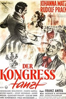 Der Kongreß Tanzt (1955) afişi