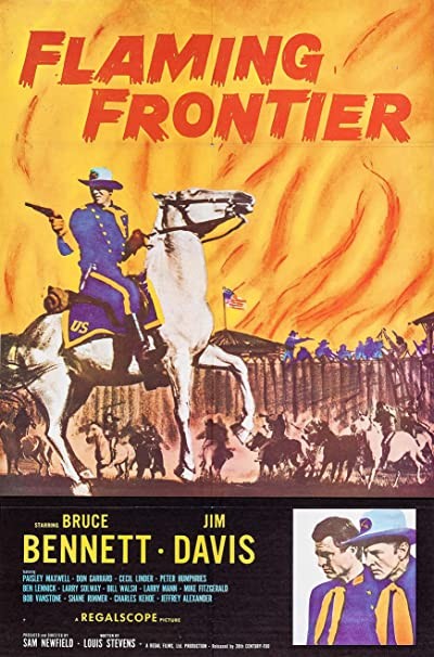 Flaming Frontier (1958) afişi