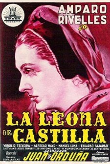 La leona de Castilla (1951) afişi