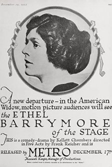 An American Widow (1917) afişi