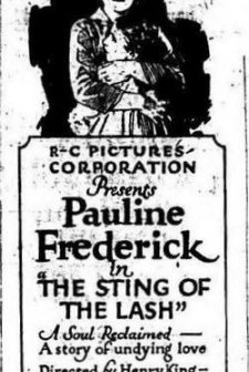 The Sting Of The Lash (1921) afişi