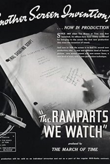 The Ramparts We Watch (1940) afişi