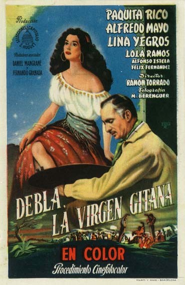 La virgen gitana (1951) afişi