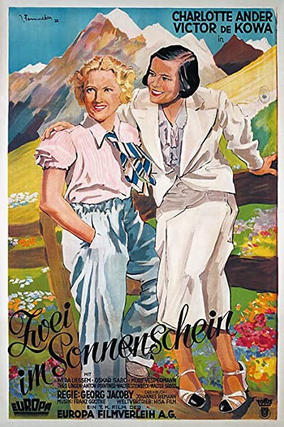 Zwei Im Sonnenschein (1933) afişi