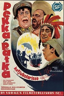 Pekka Ja Pätkä Ketjukolarissa (1957) afişi