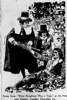 When Broadway Was A Trail (1914) afişi