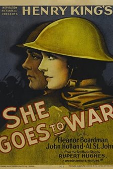 She Goes To War (1929) afişi
