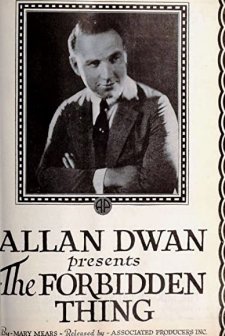 The Forbidden Thing (1920) afişi