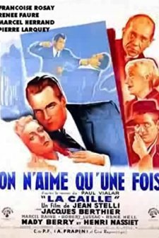 On N'aime Qu'une Fois (1950) afişi