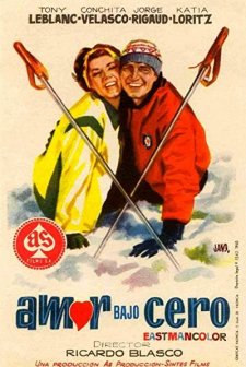 Amor Bajo Cero (1960) afişi