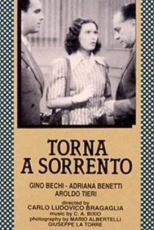 Torna A Sorrento (1945) afişi