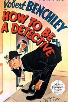 How To Be A Detective (1936) afişi