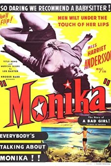 Monika'yla Bir Yaz (1953) afişi