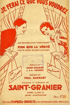 Rien Que La Vérité (1931) afişi